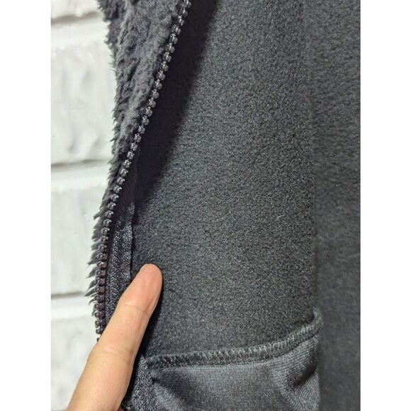 Ascend Women's Black Solid Plush Warm Front-Zip Vest Size XS NWT - Picture 8 of 9